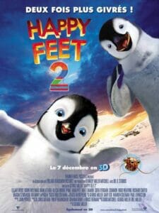 a movie poster for happy feet 2.