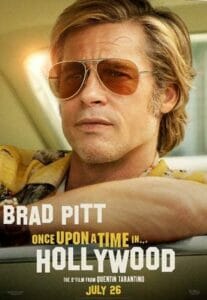 Brad pitt dans once upon a time in hollywood