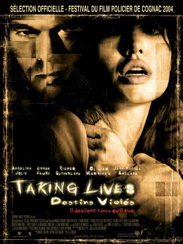 Affiche de taking lives avec ethan hawke